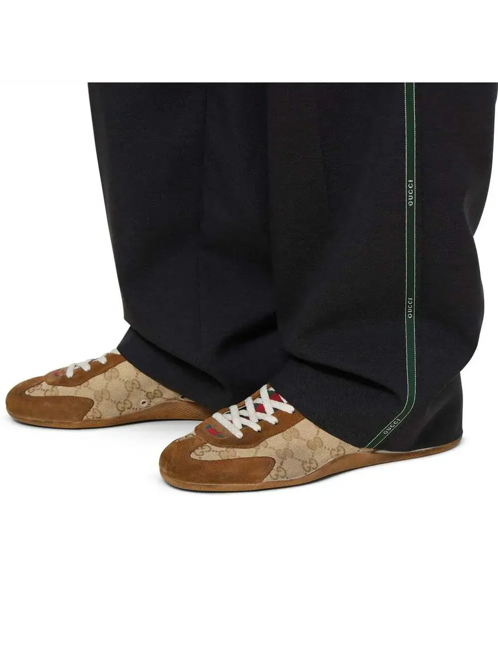 Gucci Shift Web Sneakers(PLEASE REQUEST YOUR SIZE BEFORE PURCHASING)